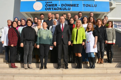 MİLLİ EĞİTİM MÜDÜRÜ ÖMER DÖNMEZ TOKLU ORTAOKULUNDAYDI