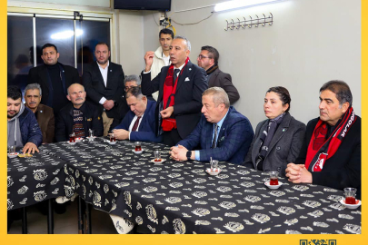 İyi Parti'li Muhammet GÜR Misafirleriyle Aşigolar Derneğindeydi