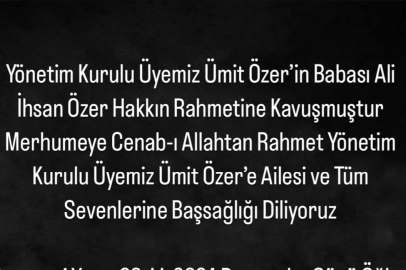 Ak Parti Banaz Yönetim Kurulu Üyesi Ümit Özer Babasını kaybetti