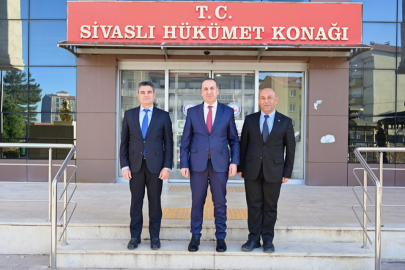 İL MİLLİ EĞİTİM MÜDÜRÜ HALİL YÜCEL SİVASLI VE BANAZ İLÇE MİLLİ EĞİTİM MÜDÜRLÜKLERİNİ ZİYARET ETTİ