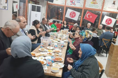 MHP EŞME TEŞKİLATI ALİ EKER'İN İFTAR DAVETİNDE BİR ARAYA GELDİ