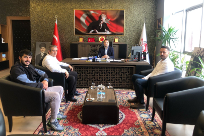 OSMAN KOCABIYIK 'TAN UŞAK BELEDİYESİNDE KAPSAMLI SPOR GÖRÜŞMESİ