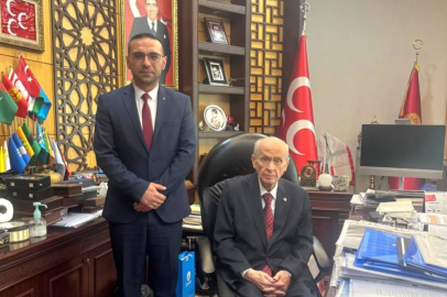 MHP UŞAK İL BAŞKANI ARSLAN DEVLET BEHÇELİ'Yİ ZİYARET ETTİ