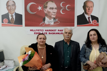 EŞME MHP KAÇEP'TE BAYRAK DEĞİŞİMİ YAPILDI