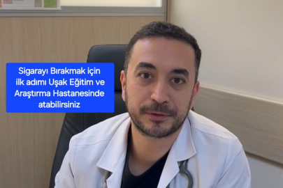 Sigarayı bırakmak Uşak eğitim ve Araştırma Hastanesinden yardım alabilirsiniz