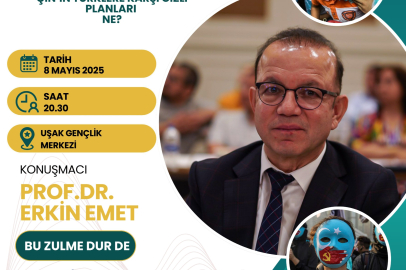 UŞAK'TA DOĞU TÜRKİSTAN İLE İLGİLİ KONFERANS DÜZENLENİYOR