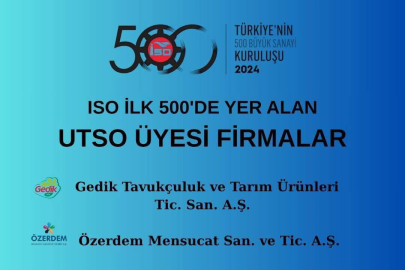 Türkiye'nin ilk 500 Firmasında Uşak'tan iki şirket yer aldı