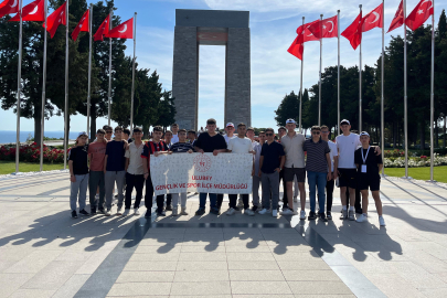 "Çanakkale Bir Destandır" projesiyle Ulubey'den Çanakkale'ye  40 öğrenci gitti