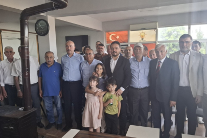 AK PARTİ İL BAŞKANI HİMMET YAŞAR KARAHALLI TEŞKİLATIYLA BAYRAMLAŞTI