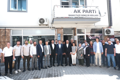 AK PARTİ MKYK ÜYESİ VE UŞAK KOORDİNATÖRÜ M.ALİ OKUR İLÇE TEŞKİLATLARINI ZİYARET ETTİ