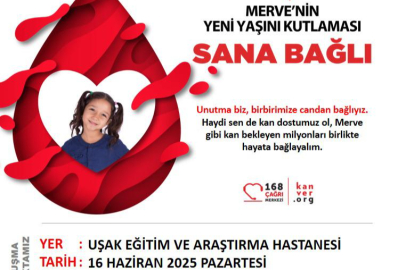 UŞAK EĞİTİM VE ARAŞTIRMA HASTANESİ İLE KIZILAY İŞBİRLİĞİ "HASTANEDE KAN VERİYORUZ"
