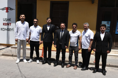 UŞAK ALPEREN OCAKLARINDAN KENT KONSEYİNE İADE-İ ZİYARET