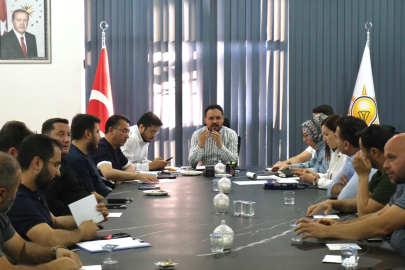 Ak Parti Uşak İl Teşklatı Haftalık Olağan Toplantısını yaptı
