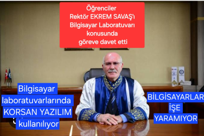 UŞAK ÜNİVERSİTESİ ÖĞRENCİLERİ REKTÖR EKREM SAVAŞ'I GÖREVE DAVET ETTİ