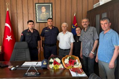 MHP EŞME İLÇE TEŞKİLATINDAN JANDARMAYA VEDA VE TEŞEKKÜR ZİYARETİ