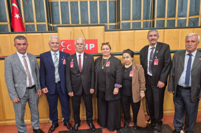 MHP EŞME İLÇE TEŞKİLATI MHP'NİN GRUP TOPLANTISINDAYDI