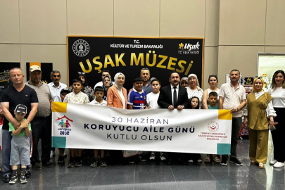 Koruyucu Aileler ve çocukları Uşak Müzesi’nde Buluştu