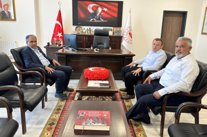 MİLLETVEKİLİ İSMAİL GÜNEŞ EŞME KAYMAKAMLIĞINI ZİYARET ETTİ