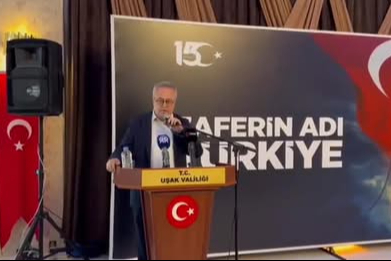 UŞAK MİLLETVEKİLİ ALİ KARAOBA'DAN UŞAK VALİSİNE "ATATÜRK POSTERİ YOK" ELEŞTİRİSİ