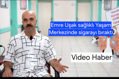 UŞAK SAĞLIKLI HAYAT MERKEZİNDE SİGARAYI BIRAKTI