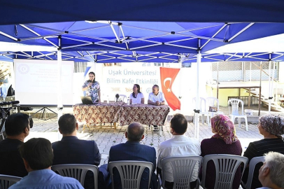 Uşak’ta üniversite-köy buluşmaları devam ediyor: Bilim Kafe Güre’de