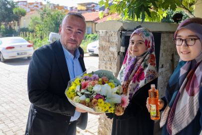 Uşak belediye Başkanı Özkan Yalım Hilaliye Dülgeroğlu Kız Kuran kursunu ziyaret etti