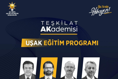 AK PARTİ TEŞKİLAT AKADEMİSİ UŞAK EĞİTİM PROGRAMI 2 AĞUSTOSTA