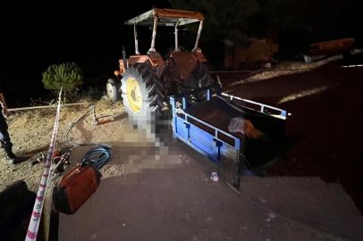 Gördes'te Traktörünün altında kalan sürücü hayatını kaybetti