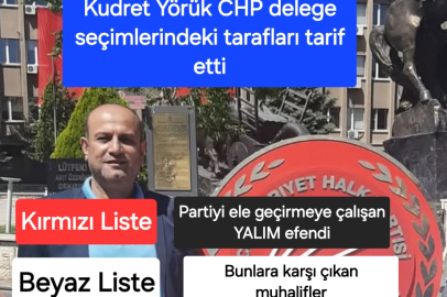 KUDRET YÖRÜK CHP DELEGE SEÇİMLERİNDE Kİ TARAFLAR İÇİN NET AYRIM YAPTI