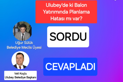 ULUBEY BELEDİYESİNİN HAVA BALONU YATIRIMI SORGULANIYOR.