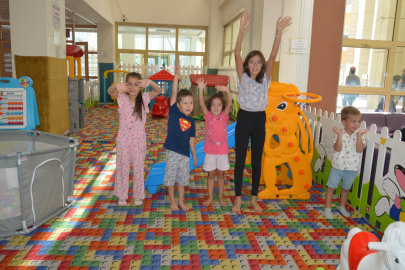 Uşak Eğitim ve Araştırma Hastanesinde çocuk parkı yenilendi