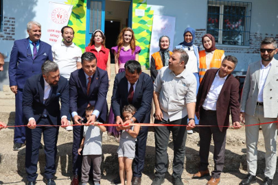 BANAZ HASAN KÖY İLKOKULU RENKLENDİ