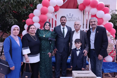 MHP Eşme İlçe teşkilatı MHP Sivaslı ilçe başkanının oğlunun sünnet törenine katıldı