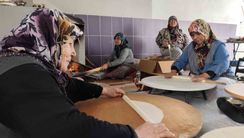 Odun ateşinde 50 yıllık gelenek