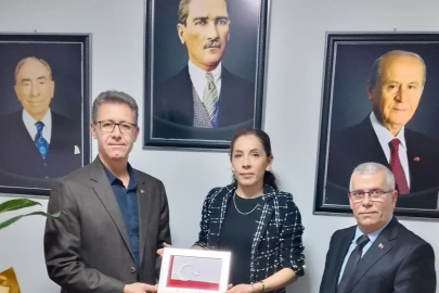 MHP Uşak Yeni KAÇEP Başkanına Ziyaret