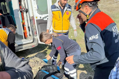 Uşak’ta Dere Yatağına Düşen Avcı Yaralandı