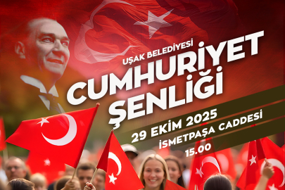UŞAK BELEDİYESİ’NDEN 29 EKİM CUMHURİYET BAYRAMINA ÖZEL PROGRAM