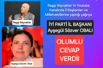 RAĞIP BAYRAKTAR'IN ÇAĞRISI KARŞILIK BULDU