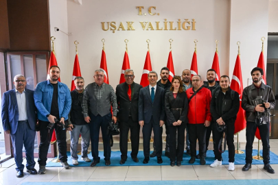 Uşak Valisi Cumhuriyet Bayramı Tebrikat Töreninde