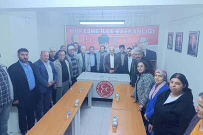 MHP Uşak İl Başkanlığı Eşme Ziyaretinde