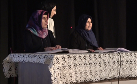 İşitme ve görme engelli öğrenciler Kur’an tilaveti ve ilahilerle gönülleri fethetti