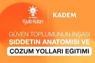 Ak Parti Kadın Kollarından şiddet sorunuyla ilgili eğitim