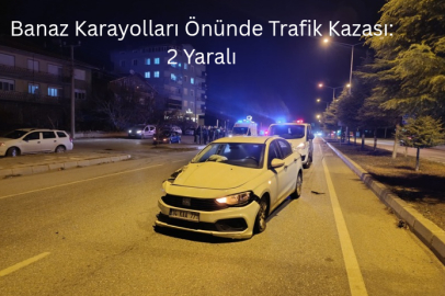Banaz Karayolları Önünde Trafik Kazası: 2 Yaralı