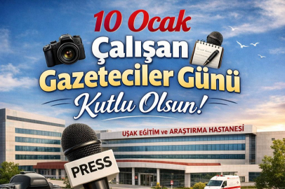 UEAH BAŞHEKİMI SAKA GAZETECİLER GÜNÜNÜ KUTLADI