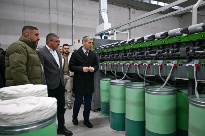 UŞAK VALİSİ AKTAŞ KARMA ORGANİZE SANAYİ BÖLGESİNİ ZİYARET ETTİ