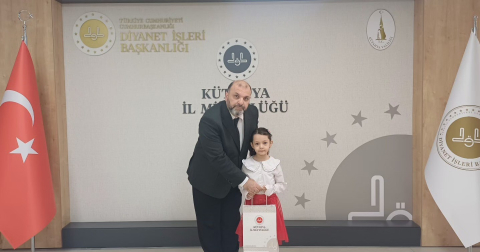 Kütahya’da 4-6 yaş Kur’an Kursu öğrencileri İstiklal Marşı Yarışması’nda dereceye girdi