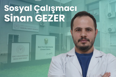 Sosyal Çalışmacı Sinan GEZER Uşak Sağlıklı Hayat Merkezinde