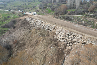 Aşağıkaracahisar Yolu Tamamlandı