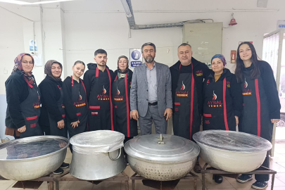 SİMAV GÜNEY BELDESİNDE 750 KİŞİLİK GÖNÜL SOFRASI KURULDU