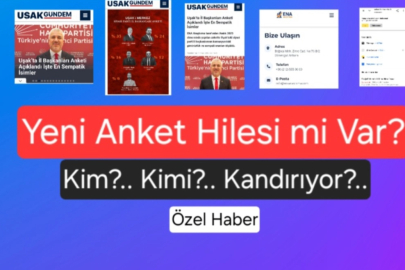 UŞAK GÜNDEM'İN ANKET HABERİNDEKİ KORKUNÇ ŞÜPHELER!